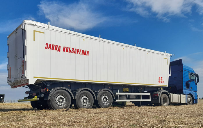Semiremorca pentru cereale (aluminiu) 55 m3